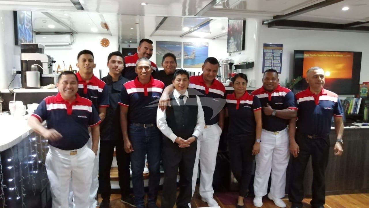 Luxury charter yacht crew for NATURAL PARADISE