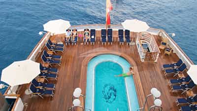 Salt Water Pool Deck