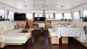 Saloon - Dining layout