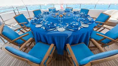 Bridge Aft Deck Dining