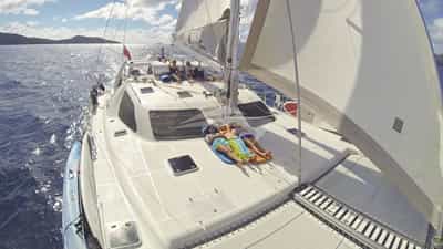 Relax on deck and sail around the Caribbean