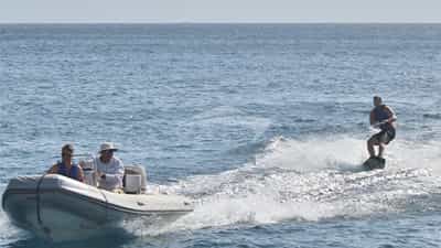 Wakeboarding, one of many watersports we offer