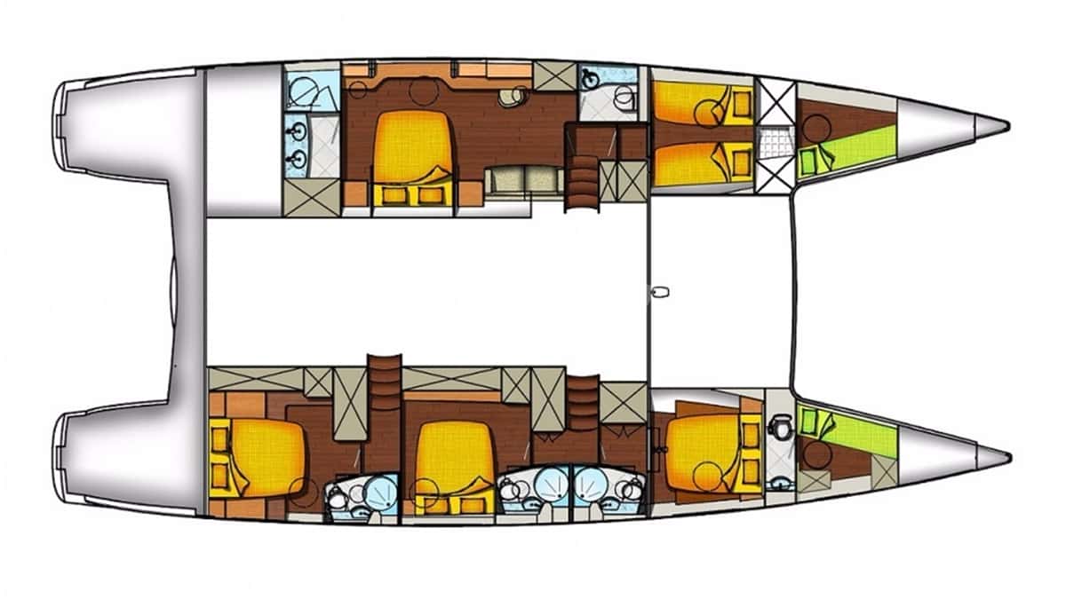 WORLD'S END deck layout