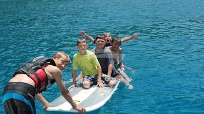 All ages enjoy the Stand-Up Paddleboard