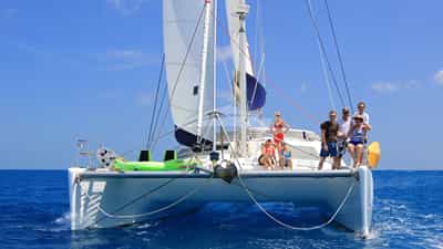 Yes Dear's guests enjoying a brilliant day sailing