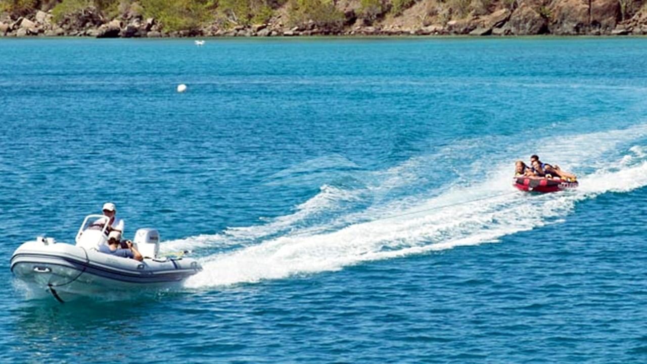 Families love the watersports... grown up kids too