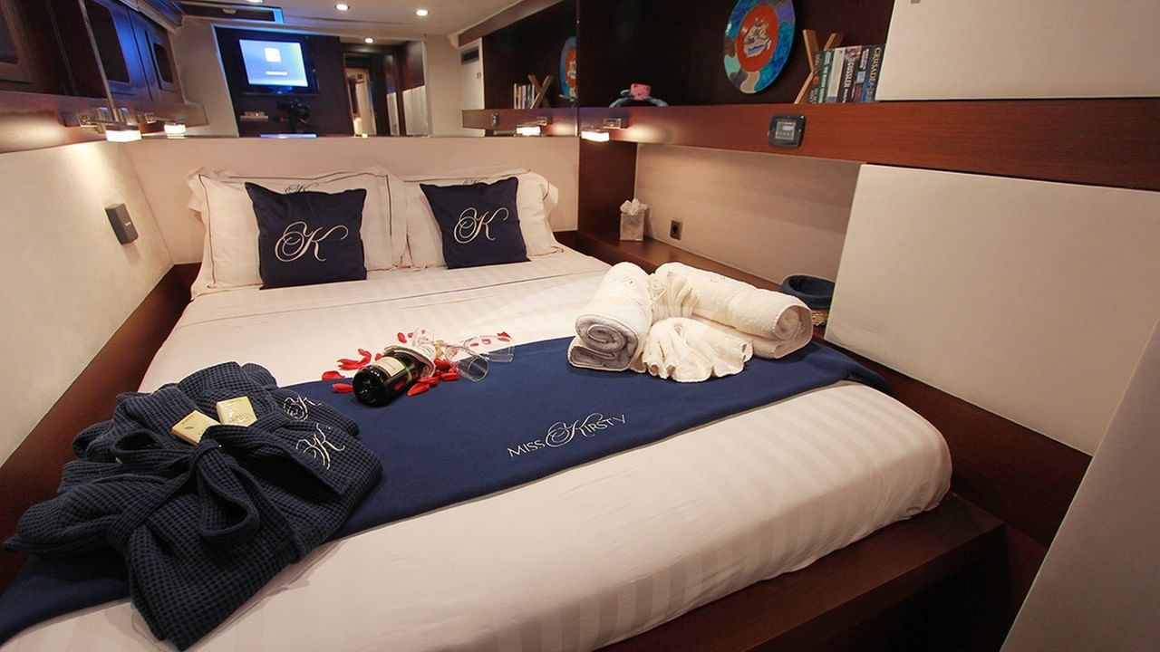 One of the aft guest suites