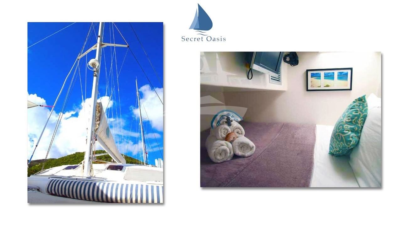 The amidships starboard guest queen suite 