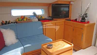 Main Salon Starboard Side another view