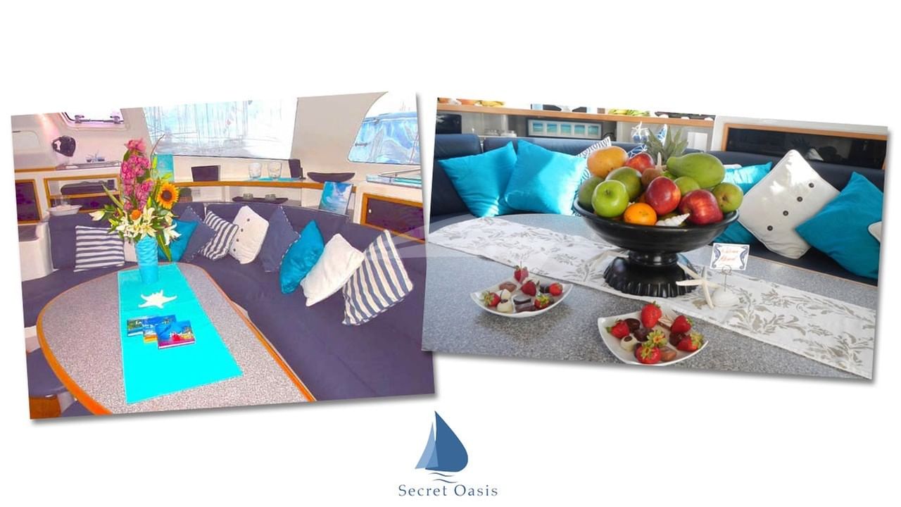 Saloon lounging area