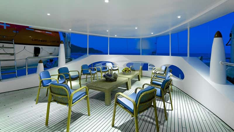 RUNNING ON WAVES 64m sailing yacht charter, photo 8