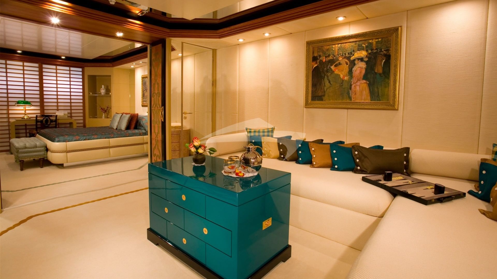 VIP Stateroom and Open Area