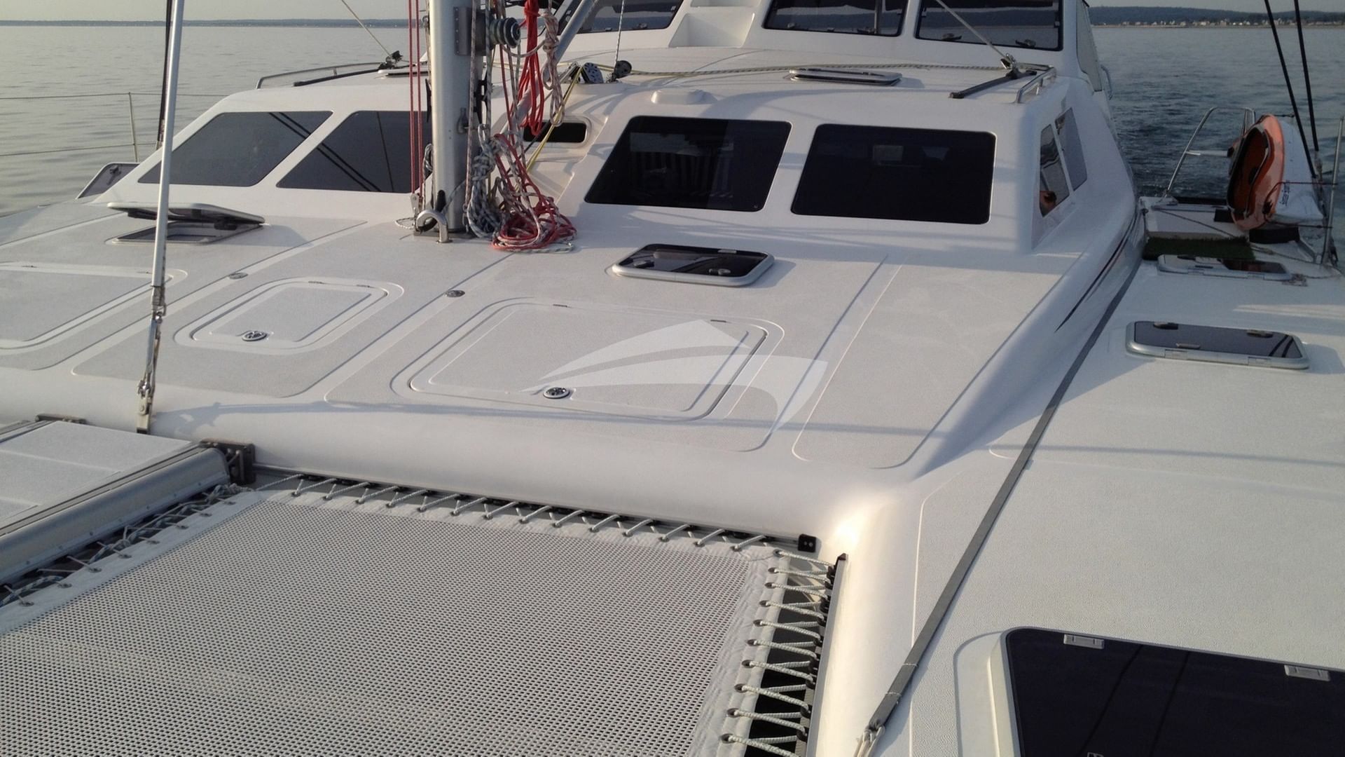 Huge forward deck space