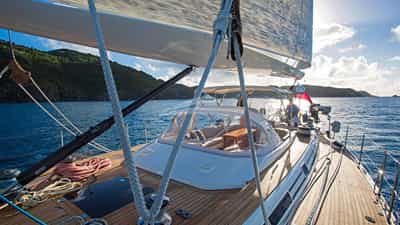 The cockpit and helm