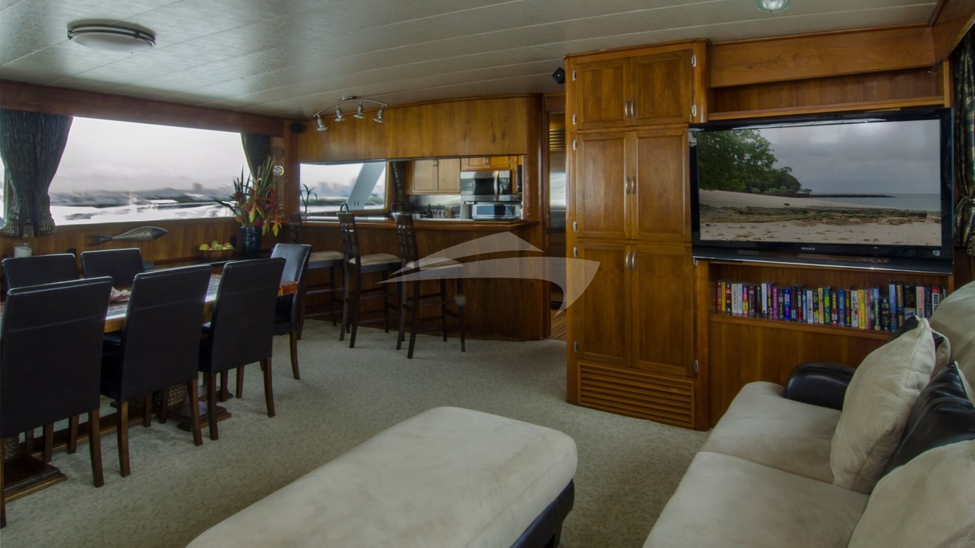 Salon and Open Galley