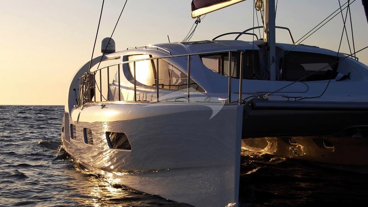 Sunset on the aft quarter