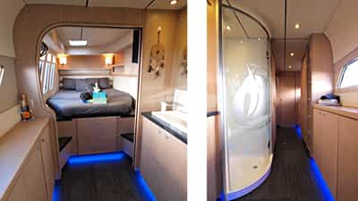 Aft Master Suite and shower