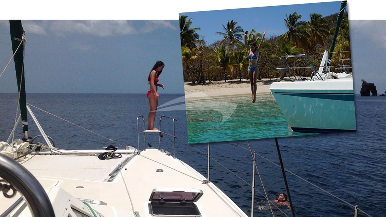 Jumping from the bow