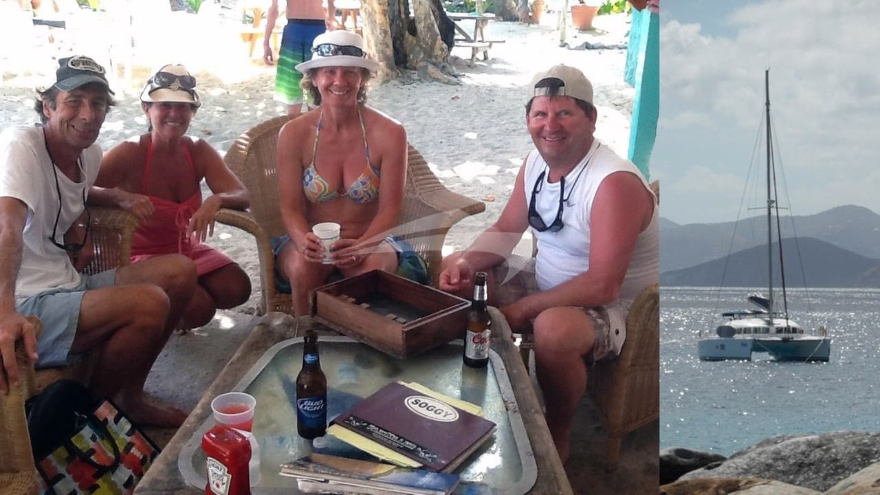 The crew and guests at White Bay