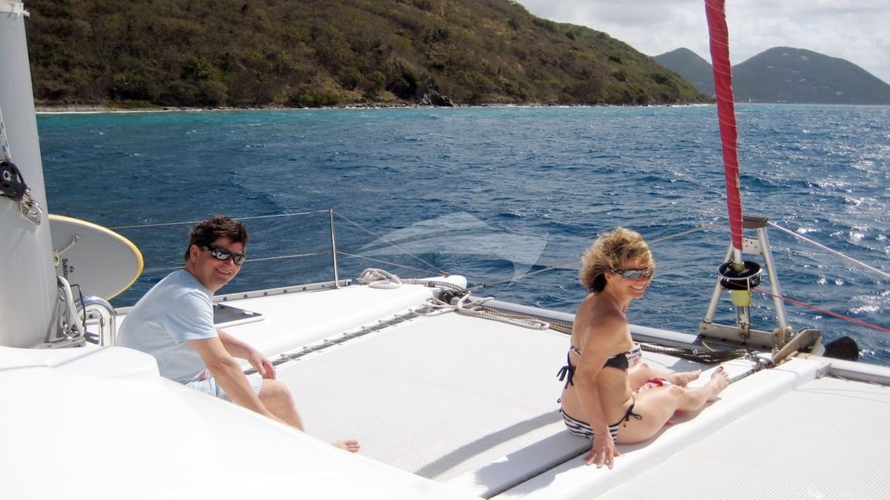 The trampolines, a place for relaxation