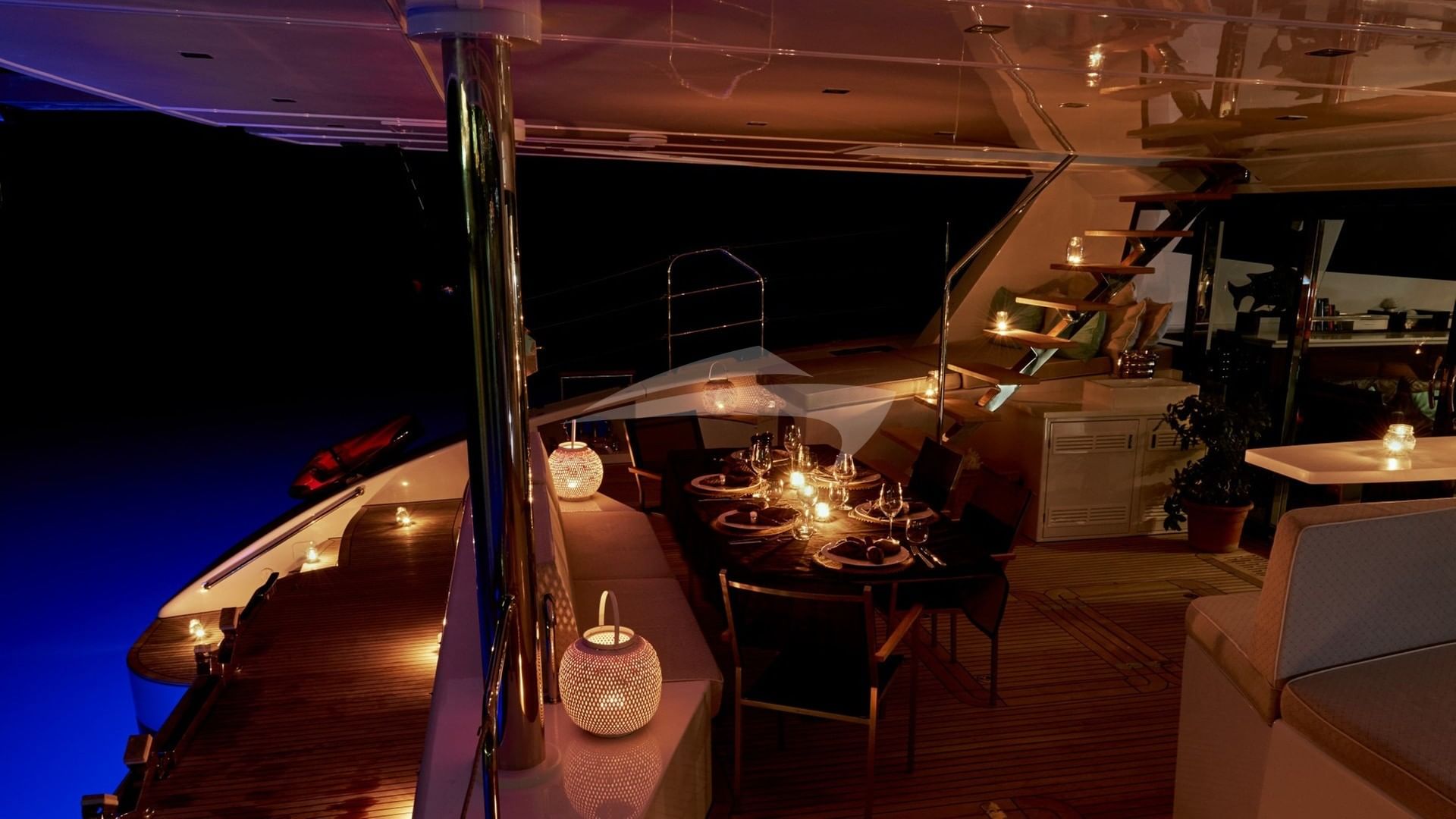Aft Deck by night