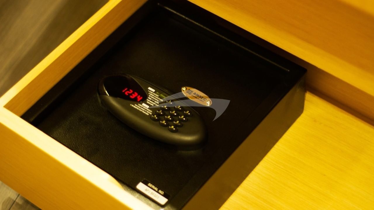 Safes in every guest cabin