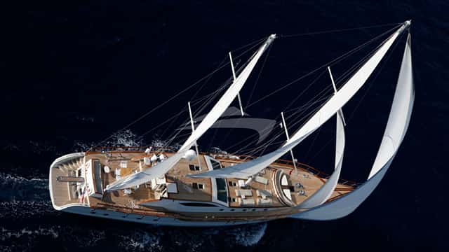 MISS B 29m sailing yacht for charter