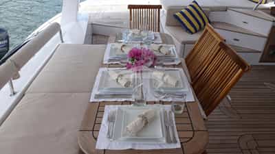 April Boat Show table