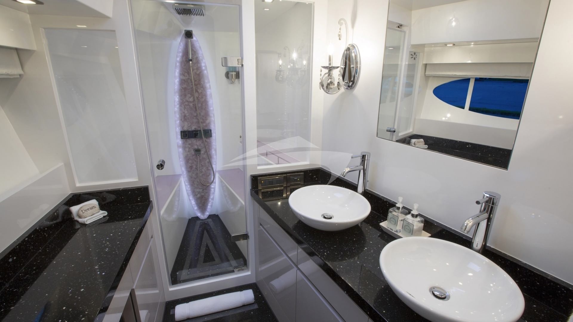 Master suite head and shower