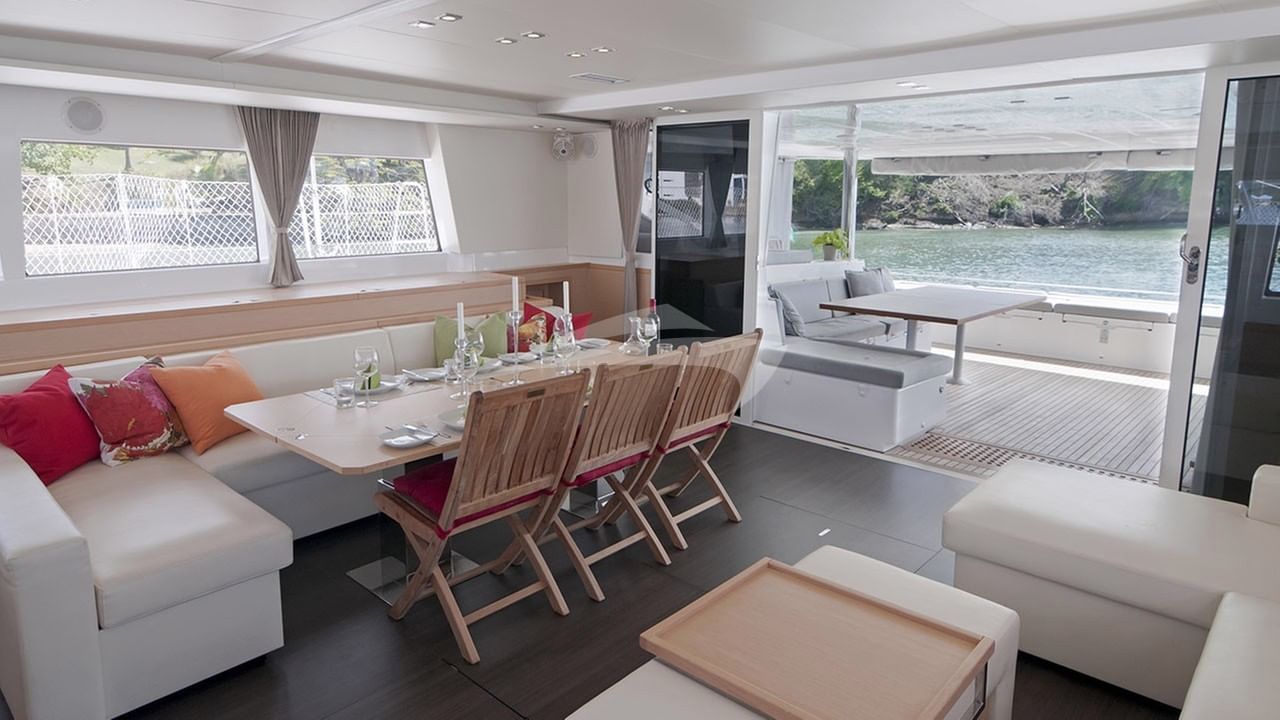 Another view of the saloon