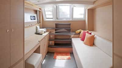 The "office" aft of the Master suite