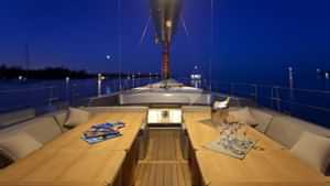 Deck Seating at Night
