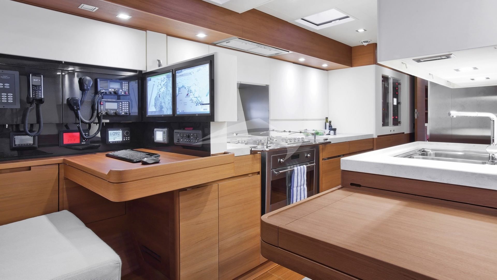 Navigation Station and Galley