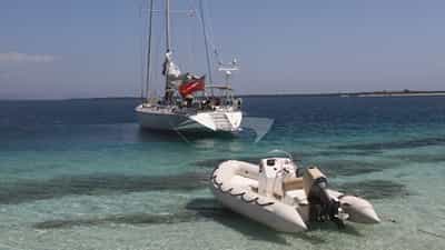 Yacht and Tender
