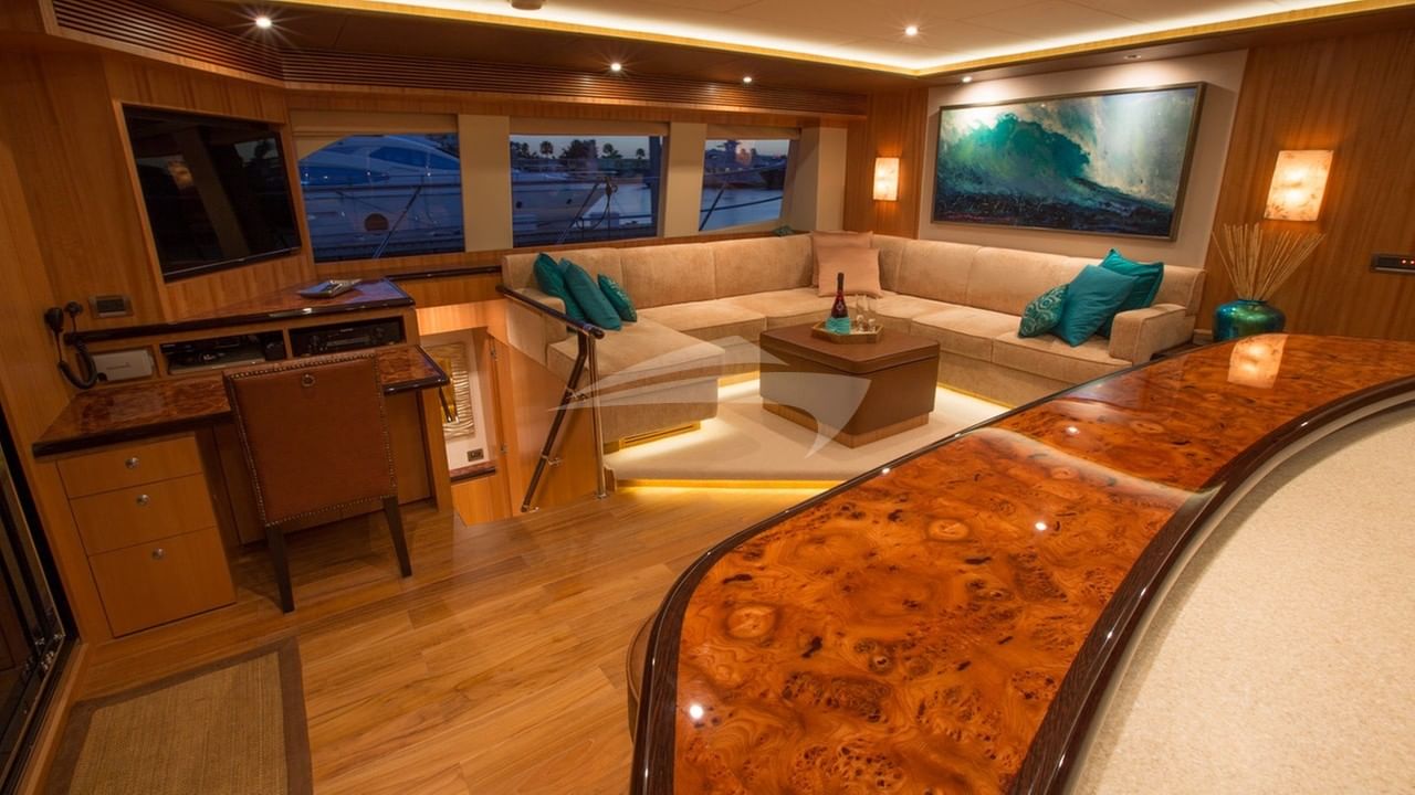 Ohana's spacious saloon