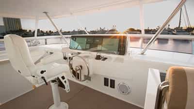 The helm station