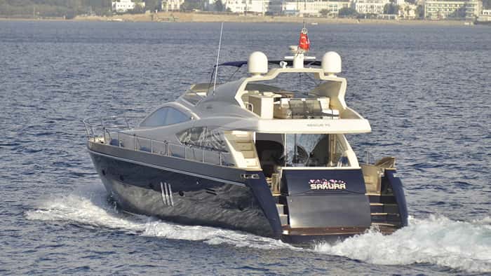 SAKURA 22m motor yacht charter, photo 5