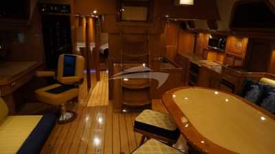 Looking aft in main salon