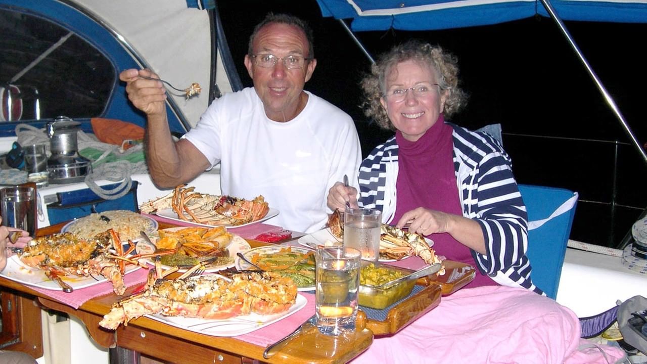 Lobster Dinner in the Tobago Cays