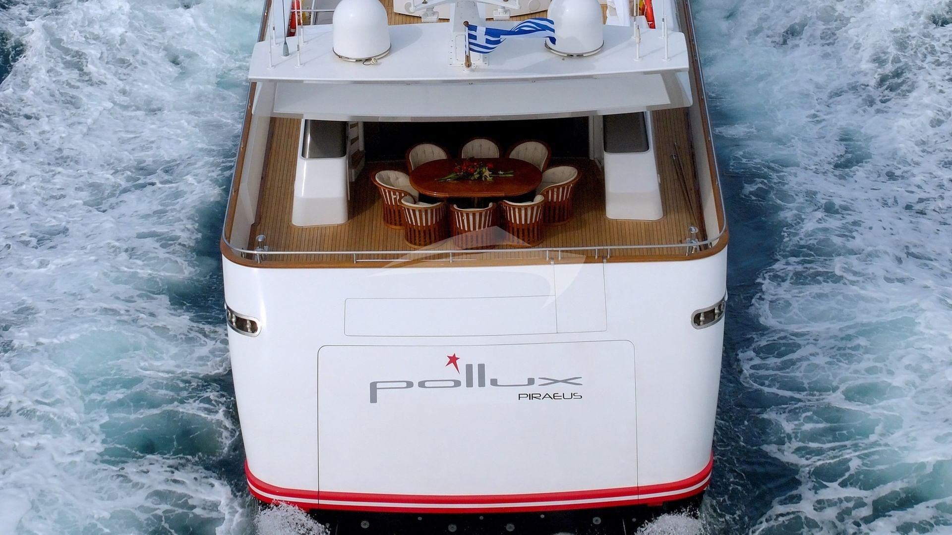 Aerial View of Aft Deck