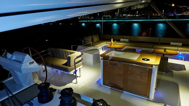 Sundeck and wet bar