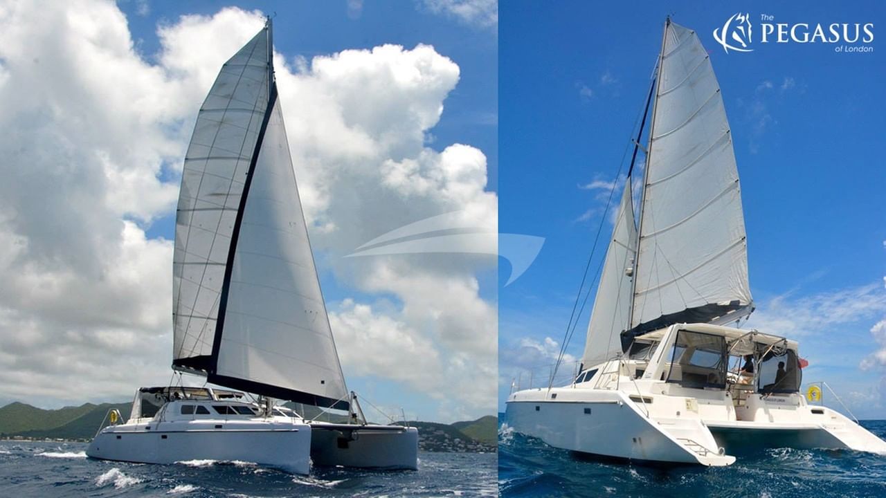Two sailing images