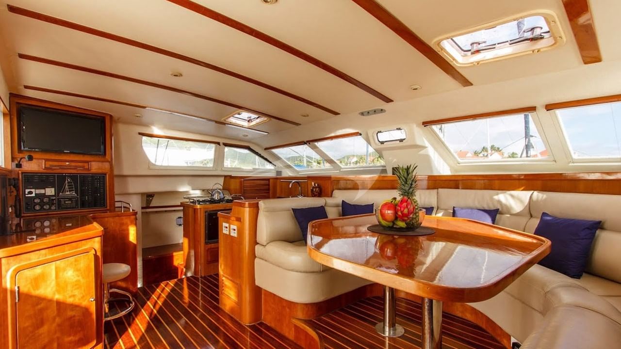 Sitting area and Navigation Station