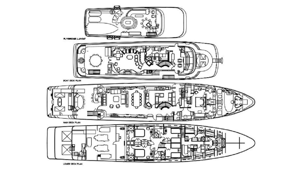 I LOVE THIS BOAT Deck Plan