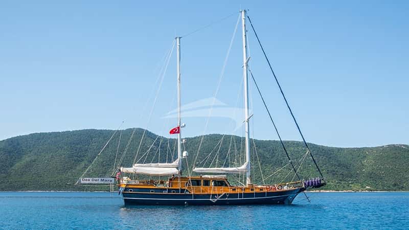 DEA DEL MARE 28m sailing yacht charter, photo 6