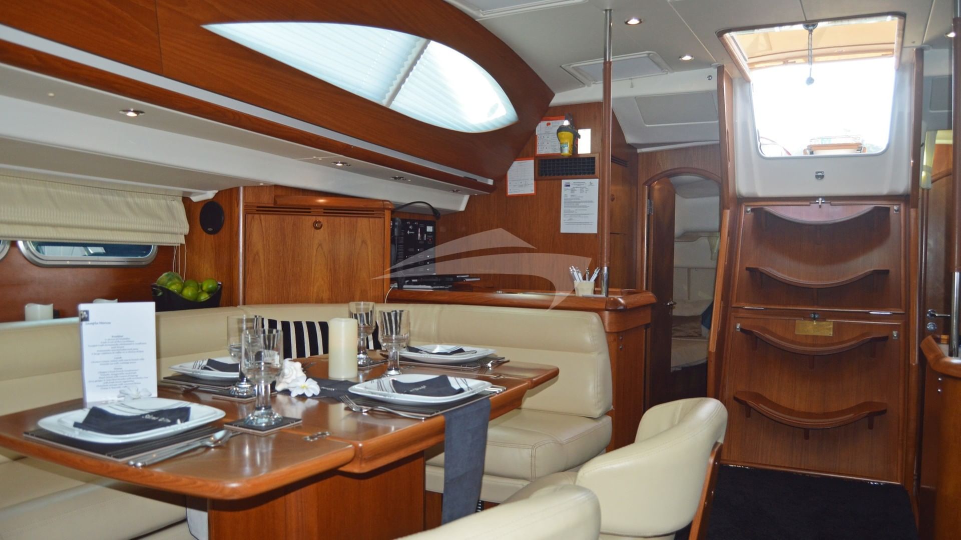 Main Salon & Dining Table