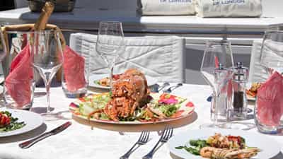 Outside Dining Detail