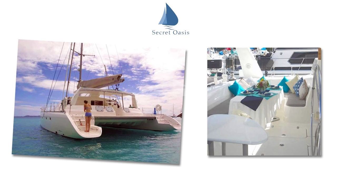 Anchored and ready to enjoy the evening