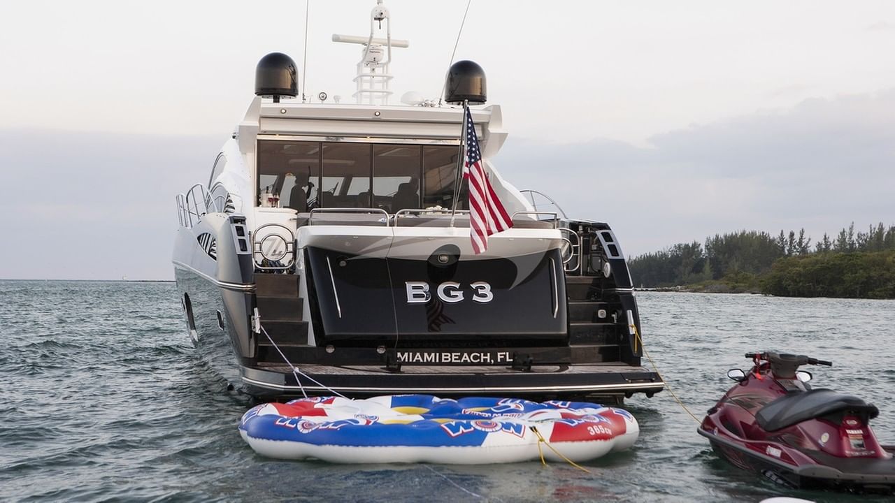 View of Aft with Water Toys