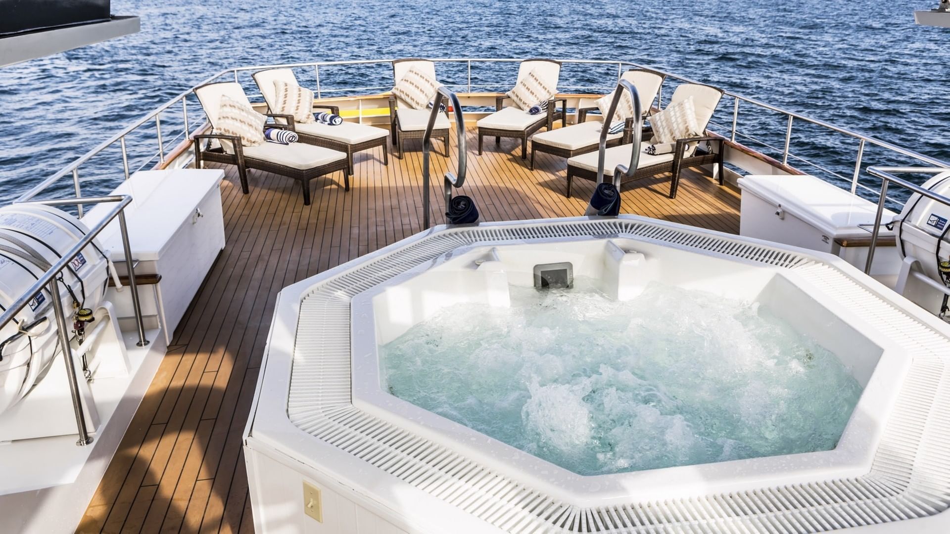 Sun Deck and Jacuzzi